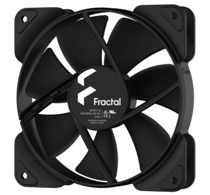 Fractal Design Кулер до корпусу Fractal Design Aspect 12 Black (FD-F-AS1-1201)