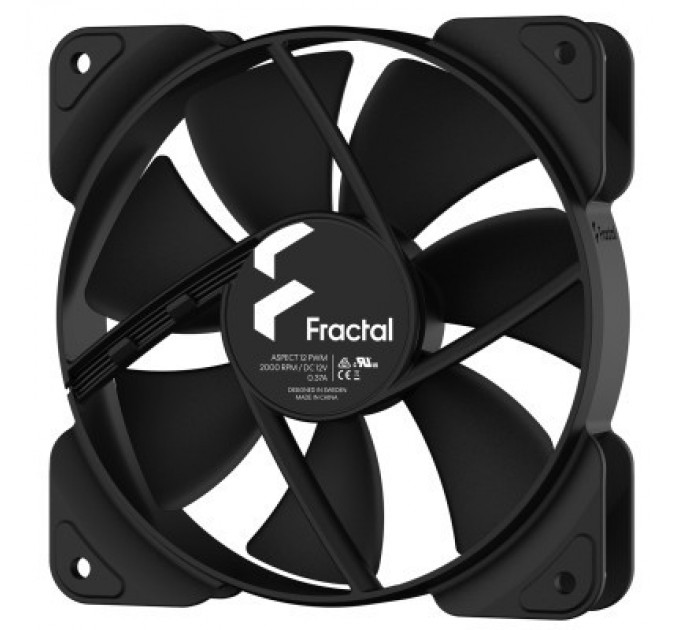 Fractal Design Кулер до корпусу Fractal Design Aspect 12 PWM Black (FD-F-AS1-1203)