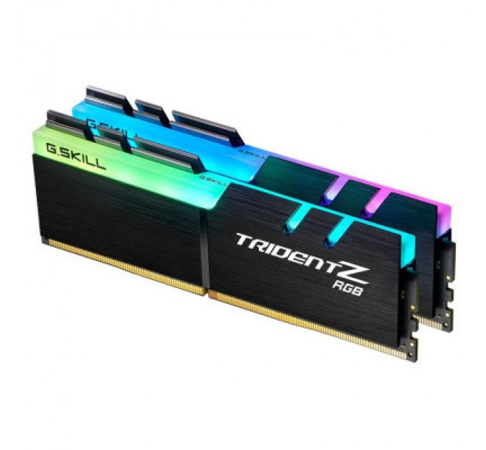 G.Skill Модуль пам'яті для комп'ютера DDR4 16GB (2x8GB) 3600 MHz Trident Z RGB G.Skill (F4-3600C18D-16GTZRX)