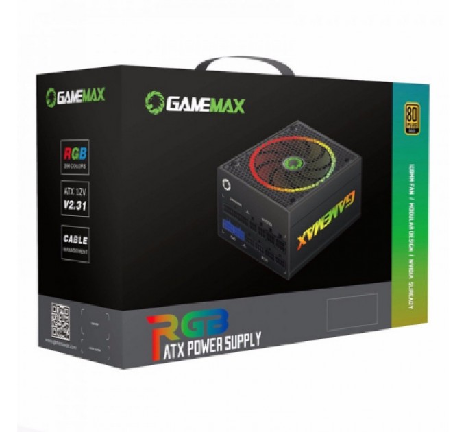 Gamemax Блок живлення Gamemax 1050W 80 Gold ARGB (RGB-1050 PRO)