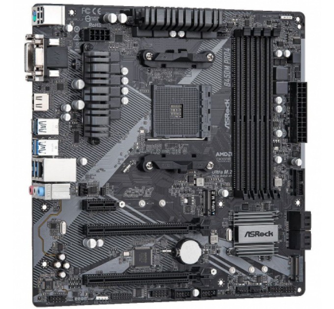 ASRock Материнська плата ASRock B450M PRO4 R2.0