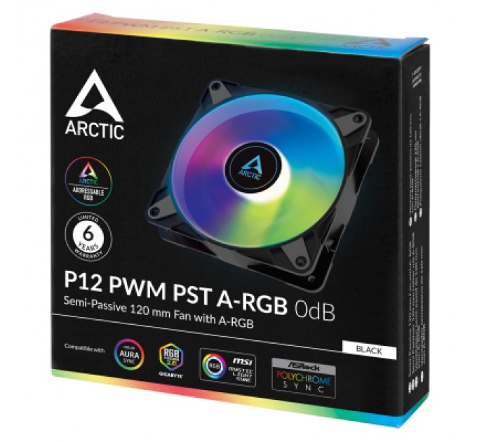 Arctic Кулер до корпусу Arctic P12 PWM PST A-RGB (ACFAN00231A)