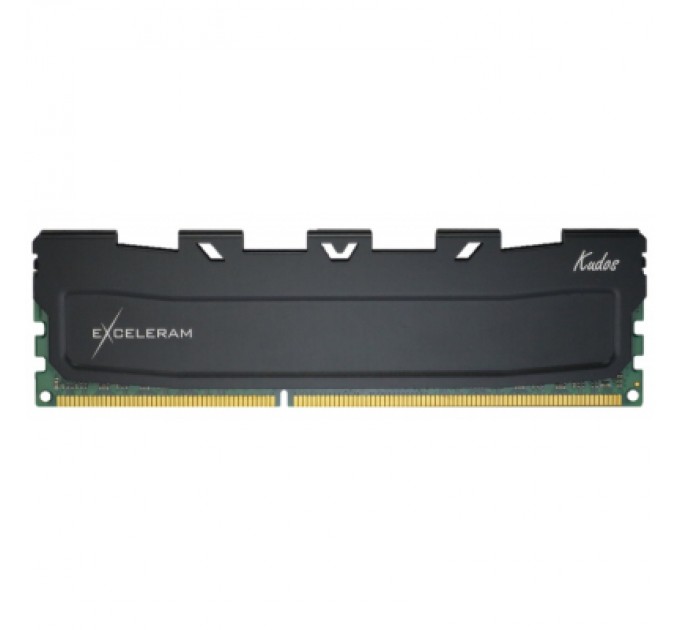 eXceleram Модуль пам'яті для комп'ютера DDR3 8GB 1600 MHz Black Kudos eXceleram (EKBLACK3081611A)