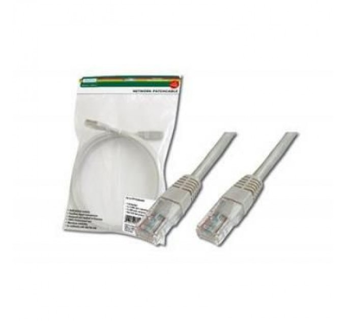 Digitus Патч-корд 1.5м, UTP, cat.5e, CU, grey Digitus (DK-1511-015)