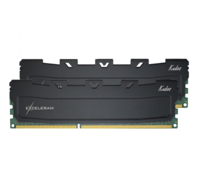 eXceleram Модуль пам'яті для комп'ютера DDR3 16GB (2x8GB) 1600 MHz Black Kudos eXceleram (EKBLACK3161611AD)