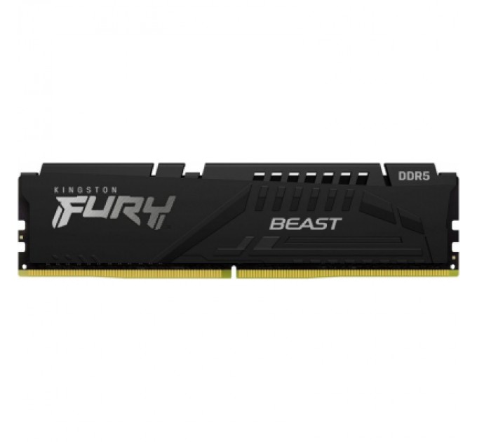 Kingston Fury (ex.HyperX) Модуль пам'яті для комп'ютера DDR5 16GB 4800 MHz Beast Black Kingston Fury (ex.HyperX) (KF548C38BB-16)