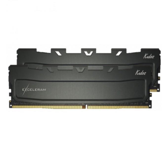eXceleram Модуль пам'яті для комп'ютера DDR4 32GB (2x16GB) 3200 MHz Black Kudos eXceleram (EKBLACK4323222CD)