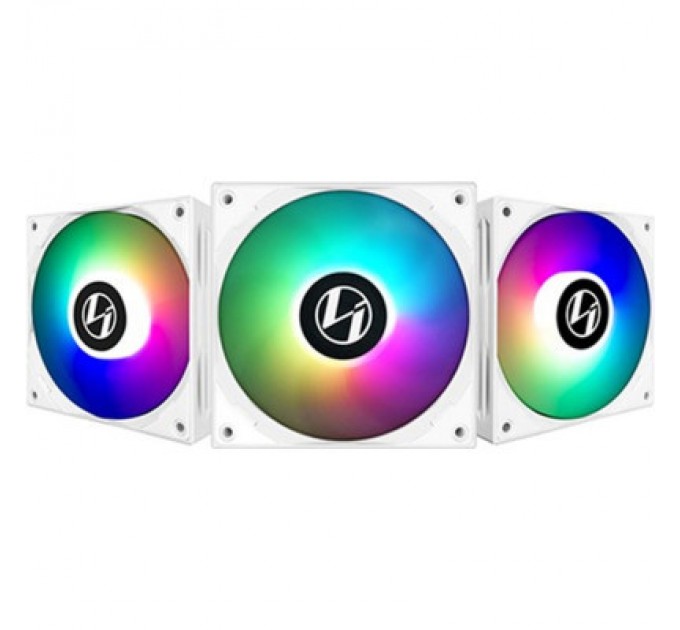 Lian Li Кулер до корпусу Lian Li ST120-3 Triple White (G99.12ST3W.00)
