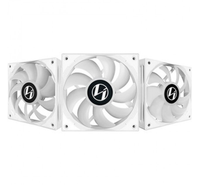 Lian Li Кулер до корпусу Lian Li ST120-3 Triple White (G99.12ST3W.00)