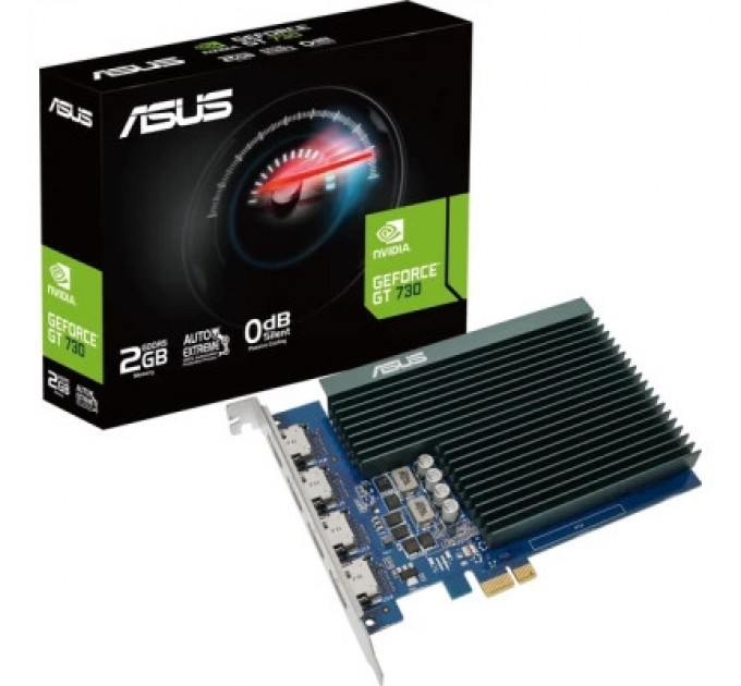 ASUS Відеокарта ASUS GeForce GT730 2048Mb 4*HDMI (GT730-4H-SL-2GD5)
