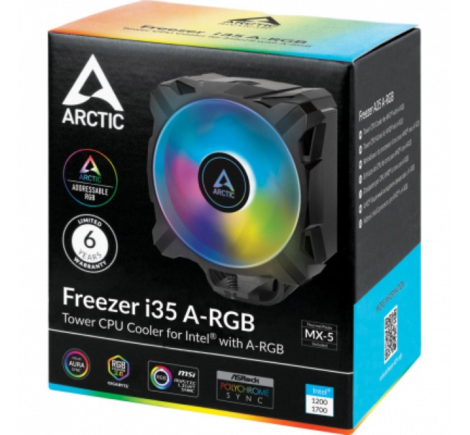 Arctic Кулер до процесора Arctic Freezer I35 ARGB (ACFRE00104A)