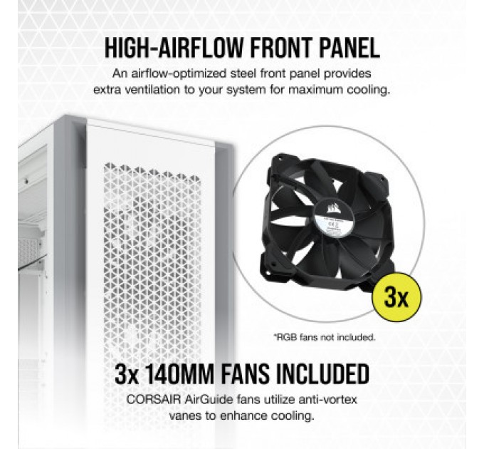 Corsair Корпус Corsair 7000D AIRFLOW White (CC-9011219-WW)