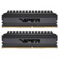 Patriot Модуль пам'яті для комп'ютера DDR4 16GB (2x8GB) 3600 MHz Viper 4 Blackout Patriot (PVB416G360C8K)
