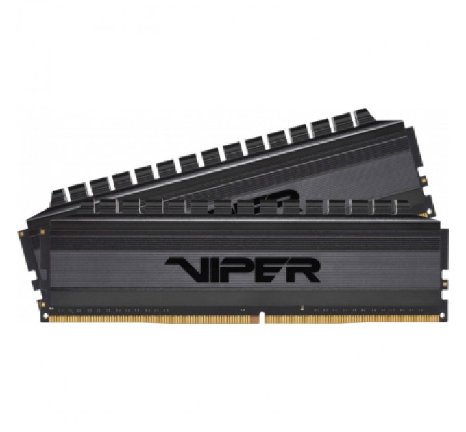 Patriot Модуль пам'яті для комп'ютера DDR4 32GB (2x16GB) 3000 MHz Viper 4 Blackout Patriot (PVB432G300C6K)