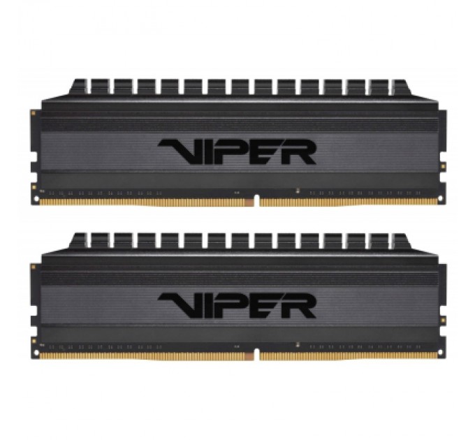 Patriot Модуль пам'яті для комп'ютера DDR4 32GB (2x16GB) 3000 MHz Viper 4 Blackout Patriot (PVB432G300C6K)