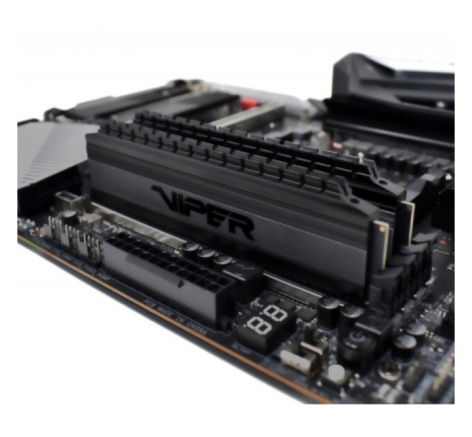 Patriot Модуль пам'яті для комп'ютера DDR4 32GB (2x16GB) 3000 MHz Viper 4 Blackout Patriot (PVB432G300C6K)