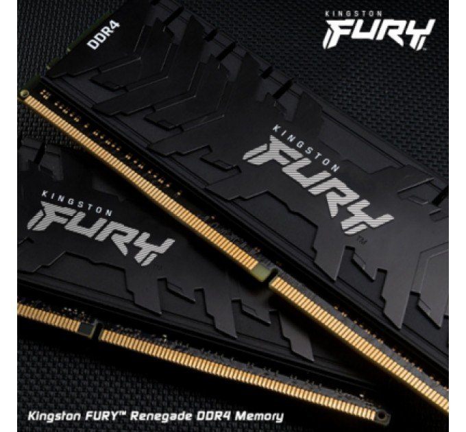 Kingston Fury (ex.HyperX) Модуль пам'яті для комп'ютера DDR4 8GB 3200 MHz RenegadeBlack Kingston Fury (ex.HyperX) (KF432C16RB/8)