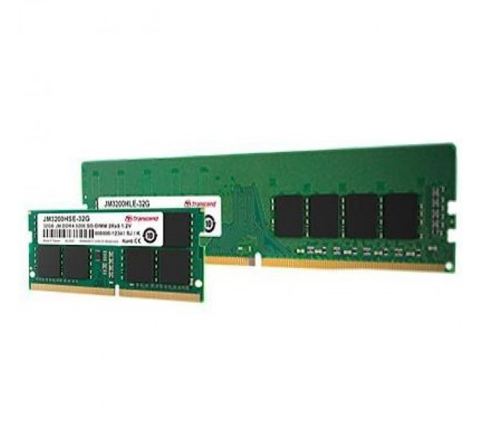 Transcend Модуль пам'яті для комп'ютера DDR4 4GB 3200 MHz Transcend (JM3200HLH-4G)