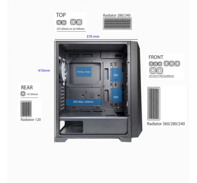 Xilence Корпус Xilence XG131_X712.RGB