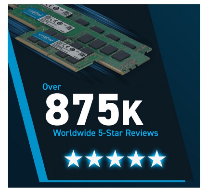 Micron Модуль пам'яті для комп'ютера DDR5 32GB 4800 MHz Micron (CT32G48C40U5)