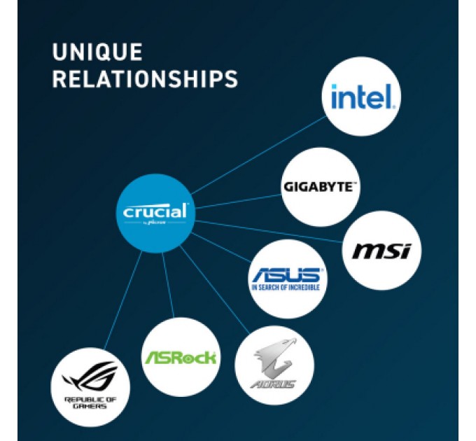 Micron Модуль пам'яті для комп'ютера DDR5 32GB 4800 MHz Micron (CT32G48C40U5)