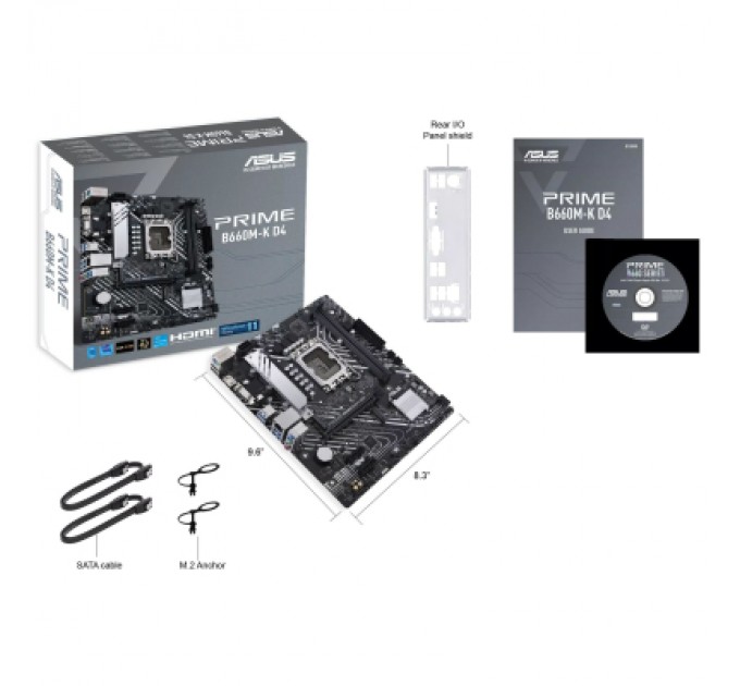 ASUS Материнська плата ASUS PRIME B660M-K D4