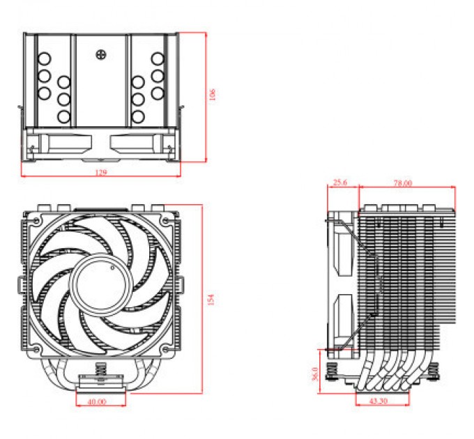 ID-Cooling Кулер до процесора ID-Cooling SE-226-XT ARGB