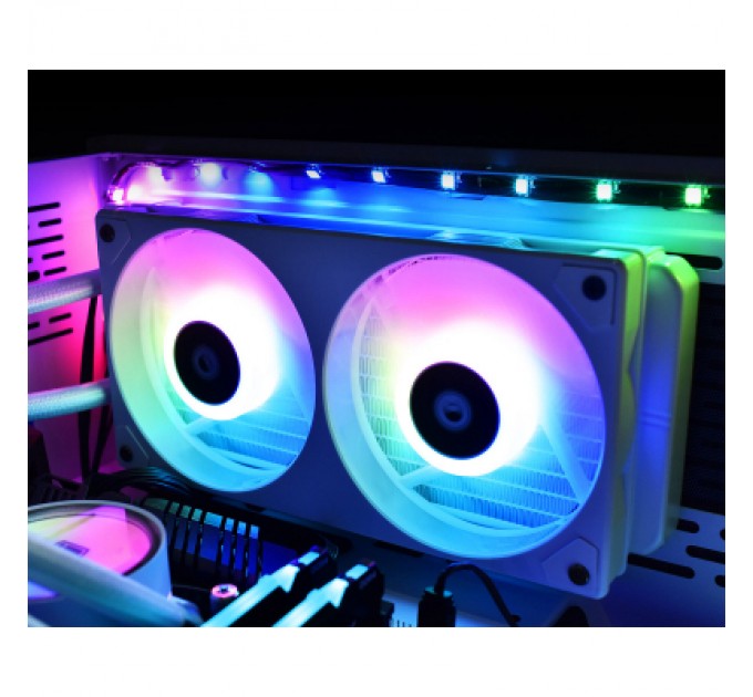 ID-Cooling Кулер до корпусу ID-Cooling Icefan 240 ARGB Snow