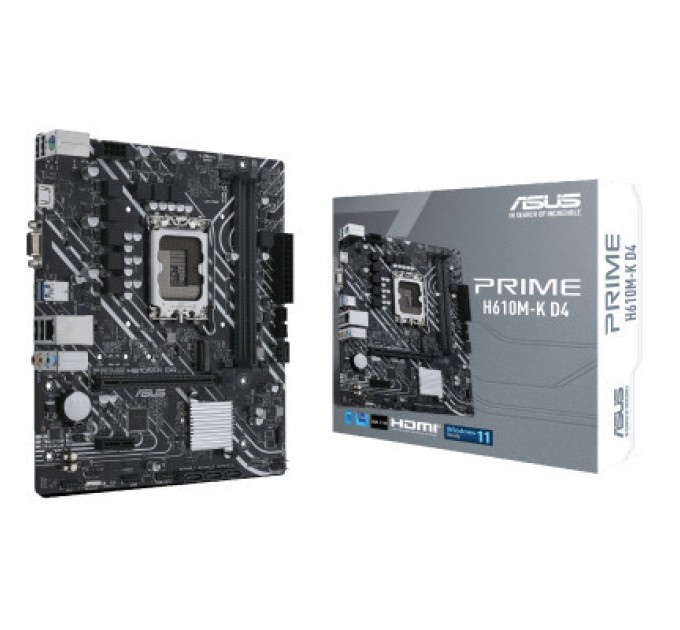 ASUS Материнська плата ASUS PRIME H610M-K D4