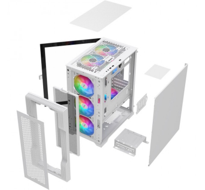 1stPlayer Корпус 1stPlayer T3-4F1-W-WH