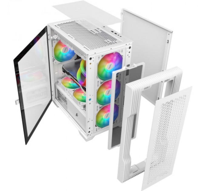 1stPlayer Корпус 1stPlayer T3-4F1-W-WH