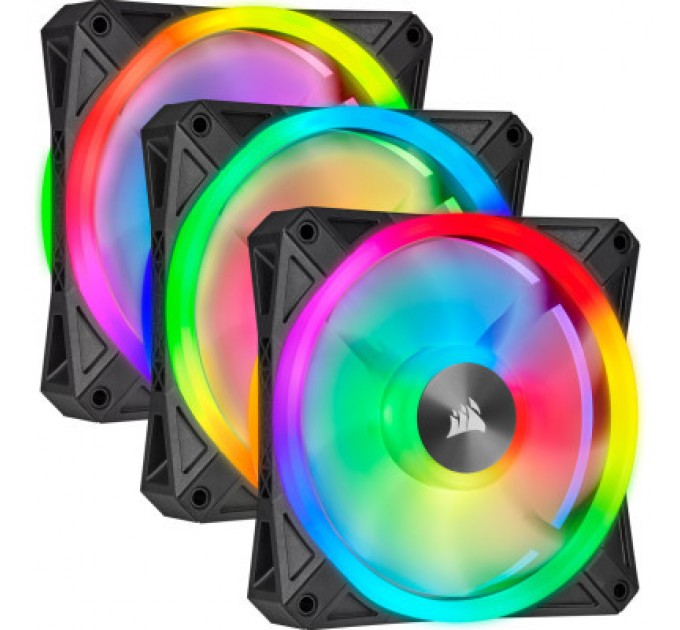 Corsair Кулер до корпусу Corsair iCUE QL120 RGB 3 Fan Pack (CO-9050098-WW)