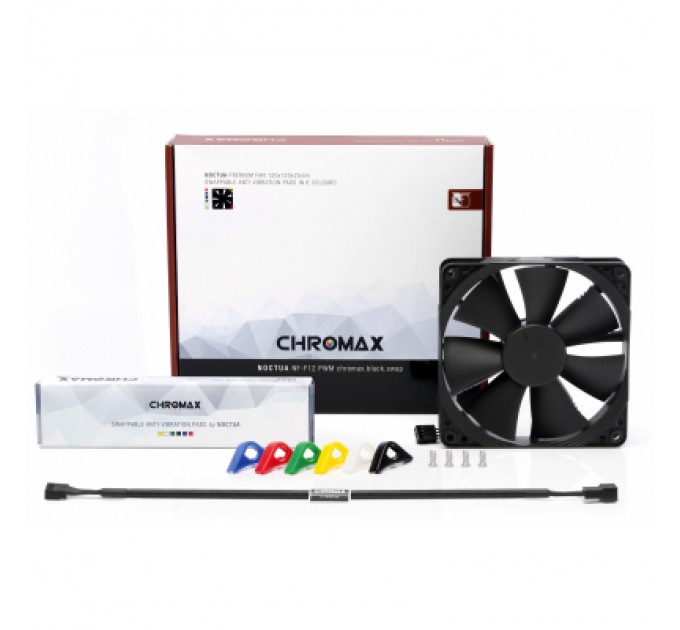 Noctua Кулер до корпусу Noctua NF-F12PWM CHROMAX.BLACK.SWAP