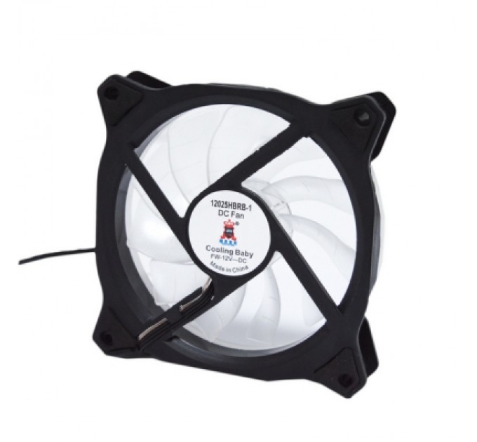 Cooling Baby Кулер до корпусу Cooling Baby RAINBOW 1 (12025HBRB-1)