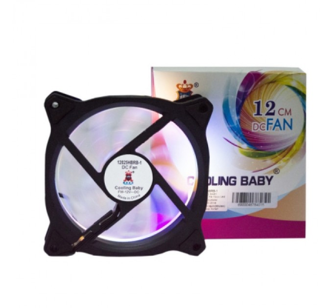 Cooling Baby Кулер до корпусу Cooling Baby RAINBOW 1 (12025HBRB-1)