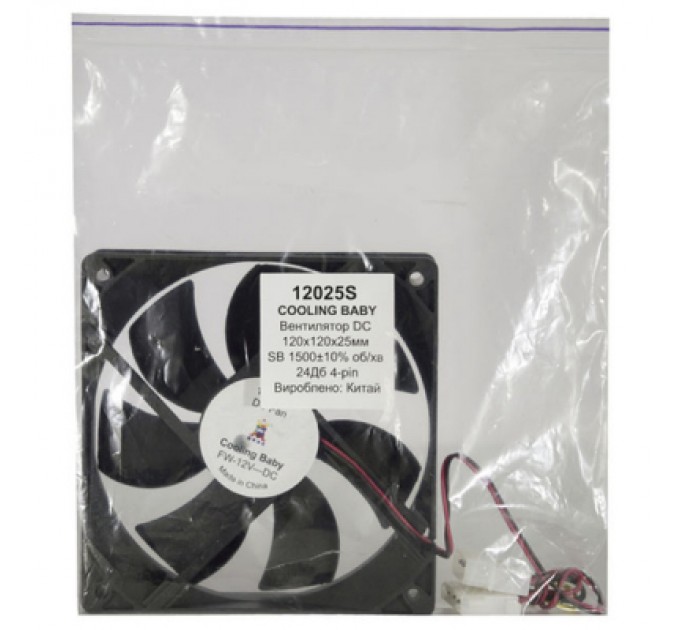 Cooling Baby Кулер до корпусу Cooling Baby 12025S