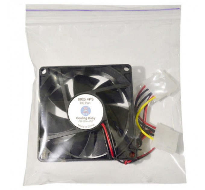 Cooling Baby Кулер до корпусу Cooling Baby 8025 4PS