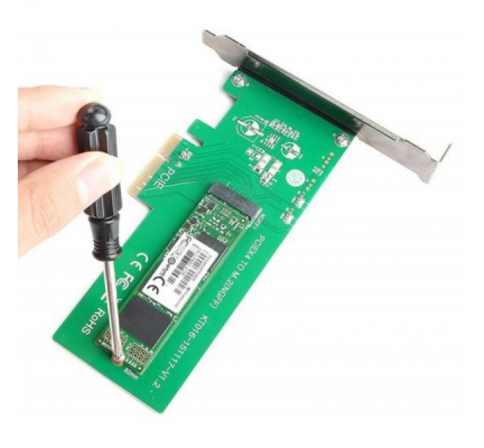 Maiwo Контролер M.2 PCIe SSD to PCI-E Maiwo (KT016)