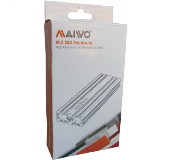 Maiwo Кишеня зовнішня Maiwo M.2 SSD NVMe (PCIe) — USB 3.1 Type-C (K1686P space grey)