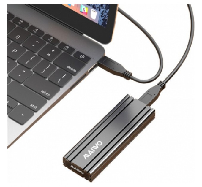 Maiwo Кишеня зовнішня Maiwo M.2 SSD NVMe (PCIe) USB3.1 GEN2 Type-C (K1686P)
