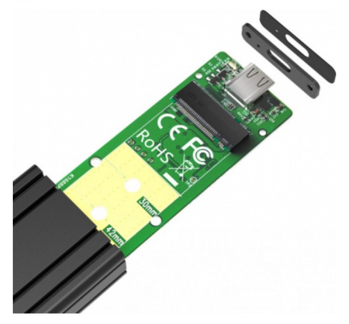Maiwo Кишеня зовнішня Maiwo M.2 SSD NVMe (PCIe) USB3.1 GEN2 Type-C (K1686P)