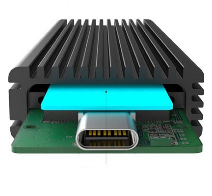 Maiwo Кишеня зовнішня Maiwo M.2 SSD NVMe/SATA combo USB3.1 GEN2 Type-C al. (K1687P2)