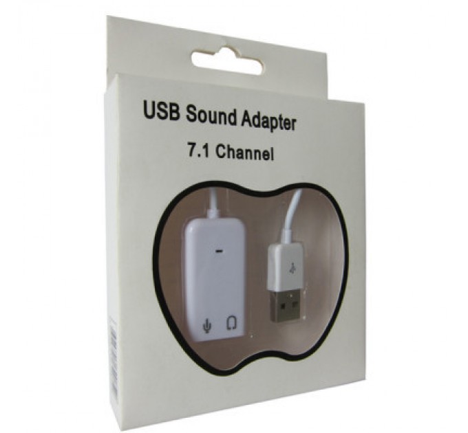 Dynamode Звукова плата Dynamode USB 8(7.1) каналов 3D RTL (USB-SOUND7-WHITE)