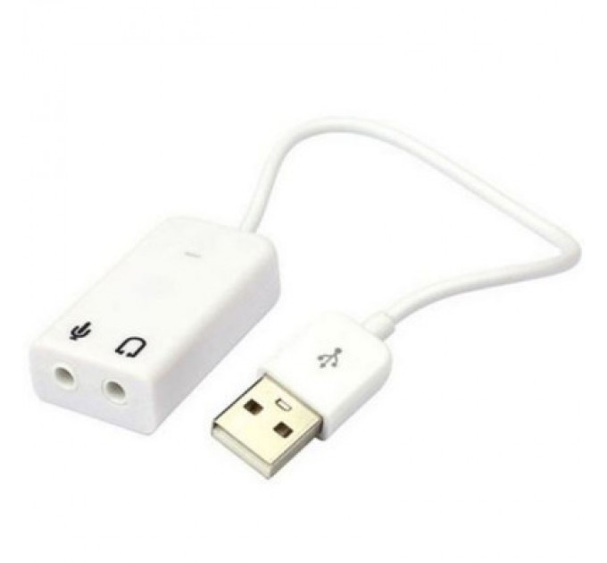 Dynamode Звукова плата Dynamode USB 8(7.1) каналов 3D RTL (USB-SOUND7-WHITE)