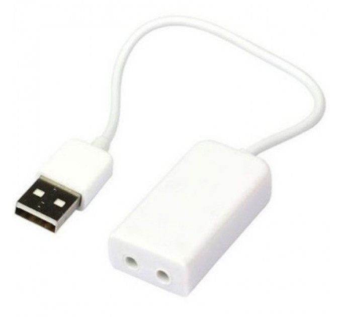 Dynamode Звукова плата Dynamode USB 8(7.1) каналов 3D RTL (USB-SOUND7-WHITE)