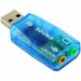 Dynamode Звукова плата Dynamode USB 6(5.1) blue (USB-SOUNDCARD2.0 blue)