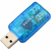 Dynamode Звукова плата Dynamode USB 6(5.1) blue (USB-SOUNDCARD2.0 blue)