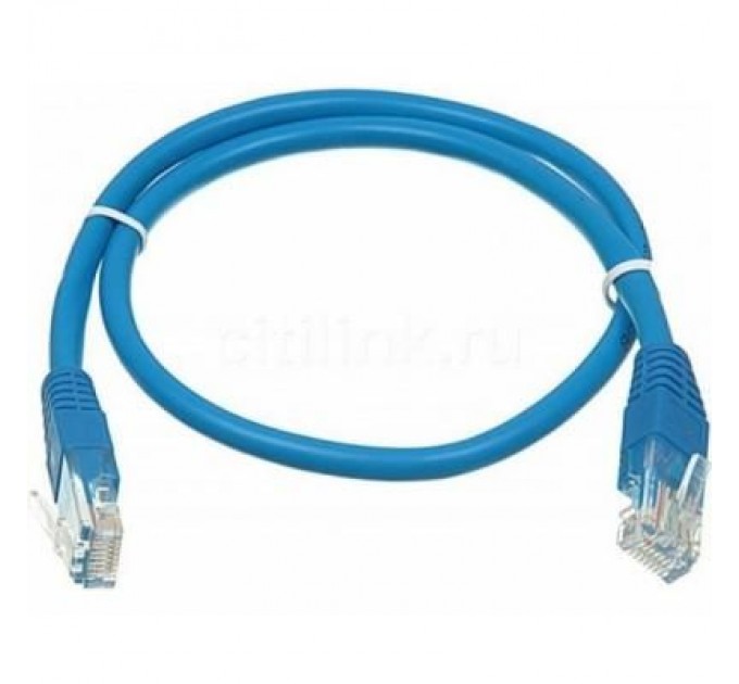 Kingda Патч-корд 0.5м, UTP, cat.5e, CU, 24AWG, blue Kingda (KD-PAUT3050BU)
