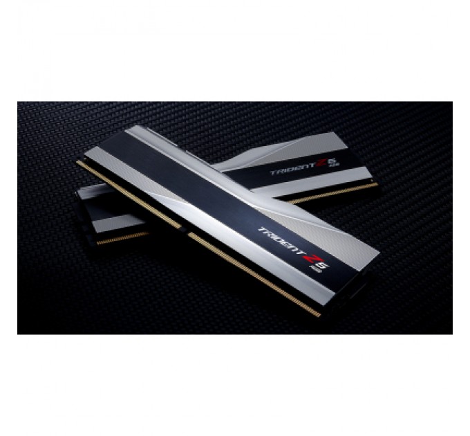G.Skill Модуль пам'яті для комп'ютера DDR5 32GB (2x16GB) 5600 MHz Trident Z5 RGB Silver G.Skill (F5-5600J3636C16GX2-TZ5RS)