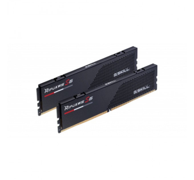 G.Skill Модуль пам'яті для комп'ютера DDR5 32GB (2x16GB) 5600 MHz Ripjaws S5 Black G.Skill (F5-5600J4040C16GX2-RS5K)